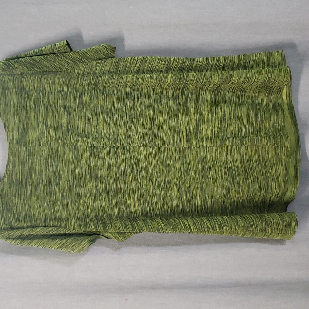 Suzie In The City Size 3X Green & Blk Cowl Neck w/Built In Cami High Quality - Picture 3 of 6